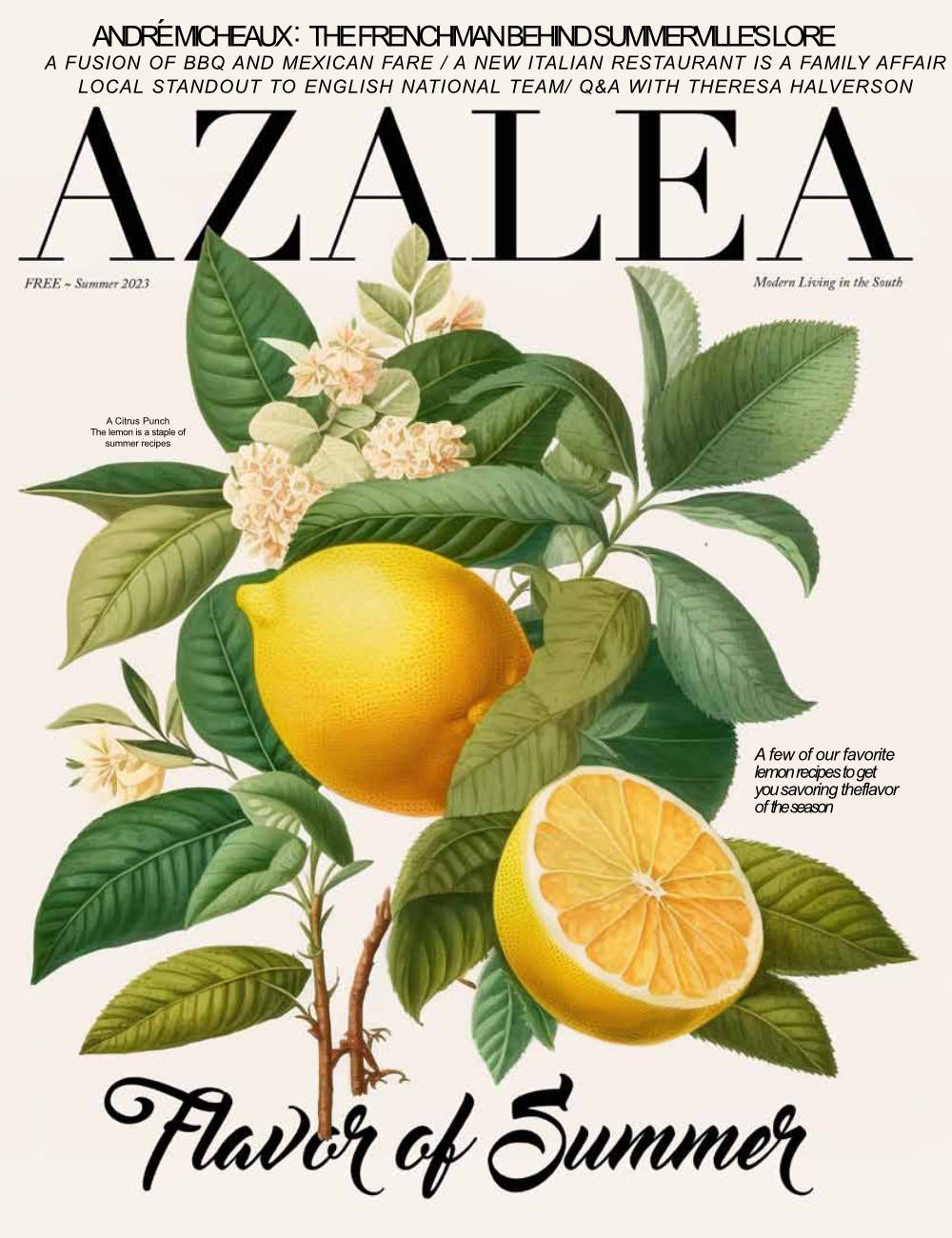 Azalea Magazine Summer 2023 issue Summerville SC