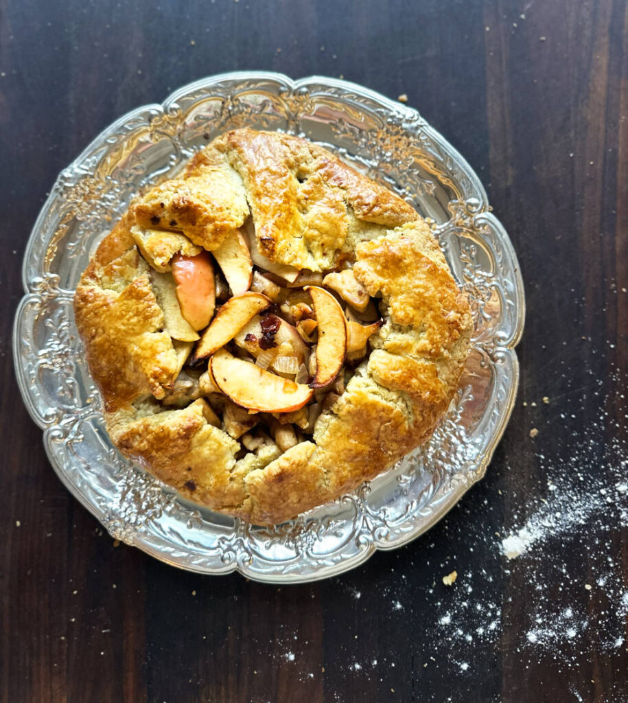 Savory Apple Galette recipe