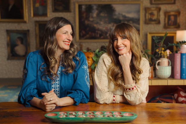 Gray Benko and Chelcie Eastman seated together from Anything But Gray Magnolia Network