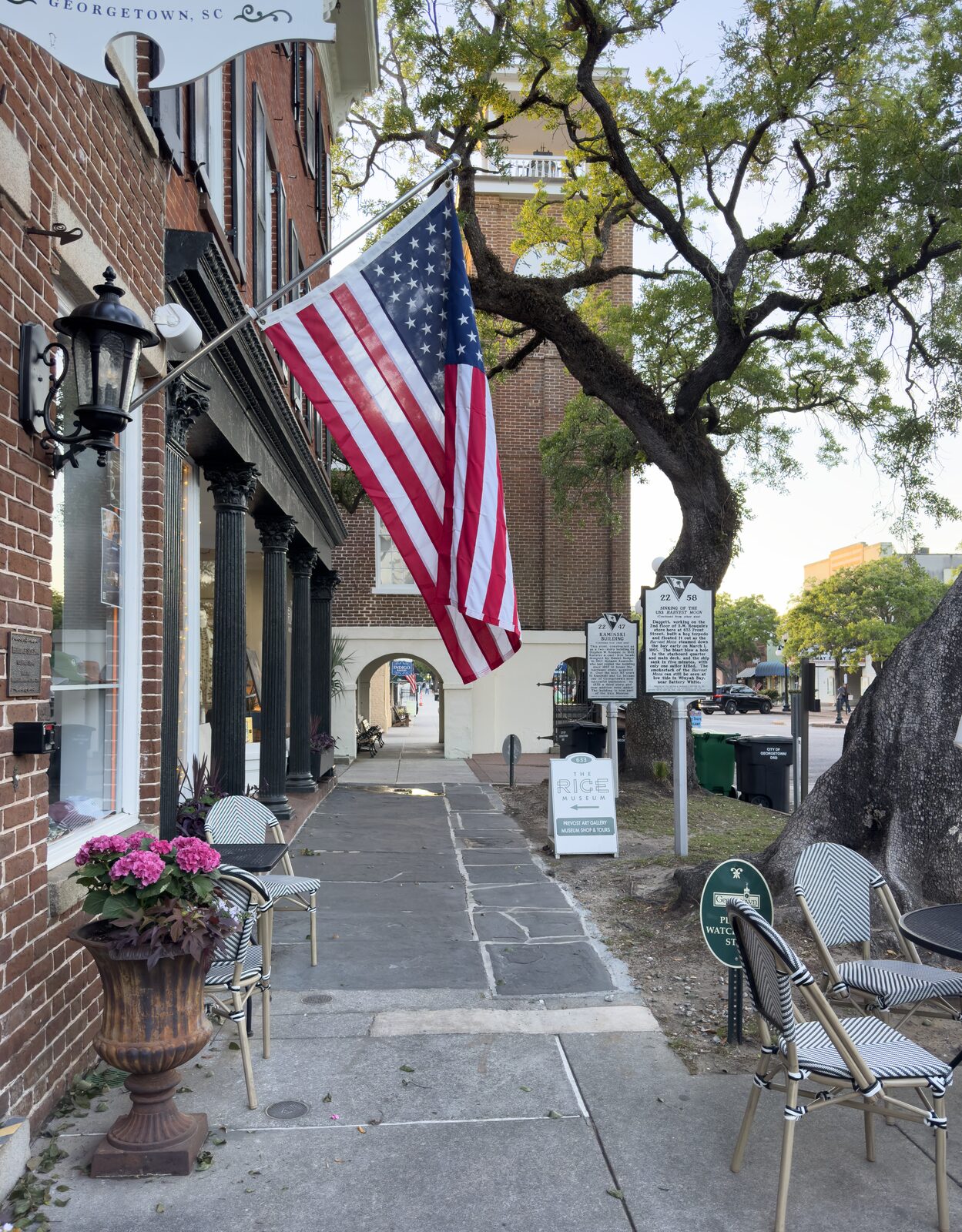Historic downtown Georgetown South Carolina